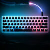 104 Keys Pudding Keycap Set – OEM Profile ABS PBT Double Shot for MX Switch Mechanical Keyboards | RGB Backlit Compatibility